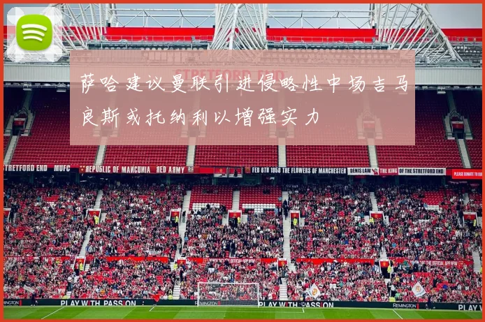 萨哈建议曼联引进侵略性中场吉马良斯或托纳利以增强实力
