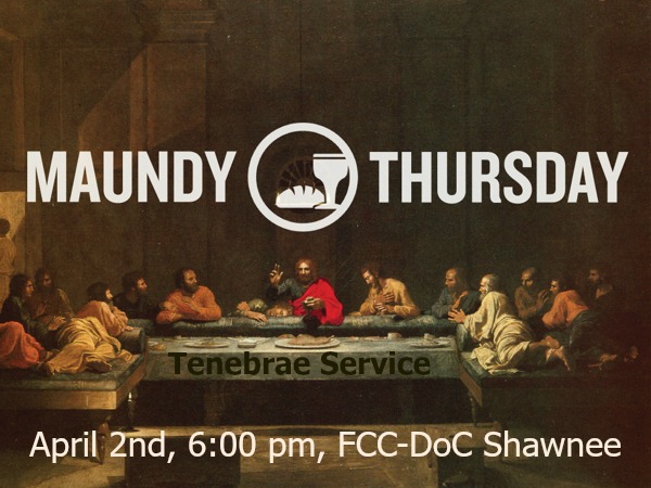 Maundy Thursday Tenebrae Service